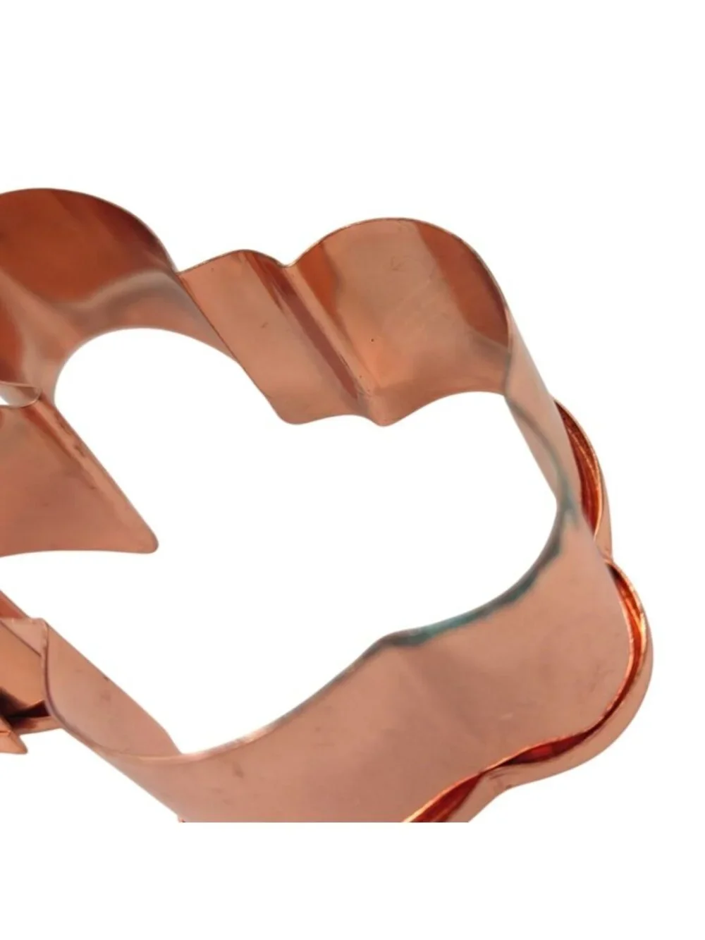 Set Of 9 Copper Cookie Cutters With Handles Christmas & Seasonal Shapes